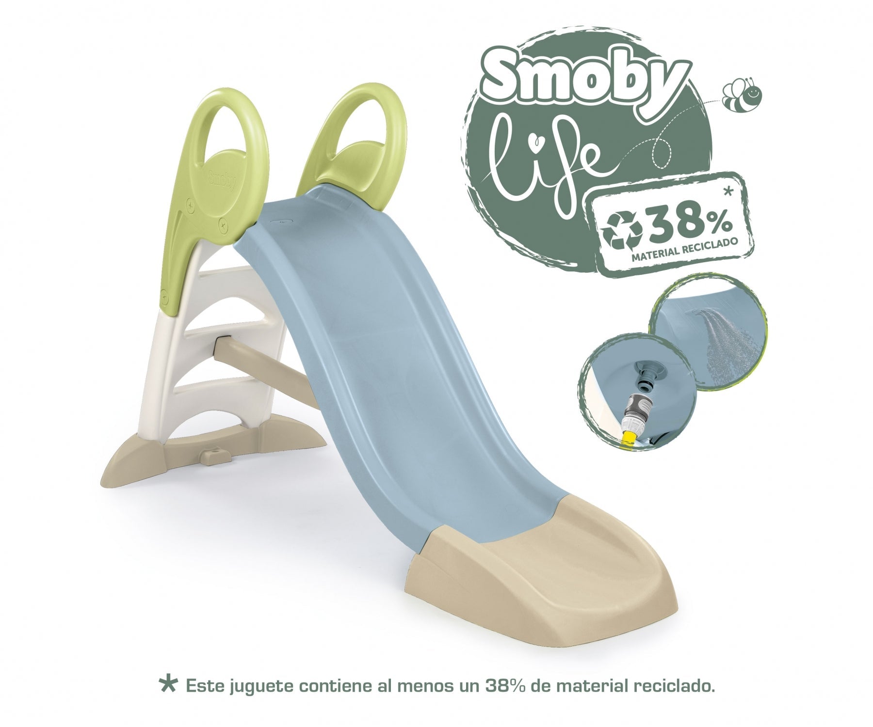 Smoby GM glijbaan Blauw/Groen - 159 x 68 x 100 cm - Azzura Pool