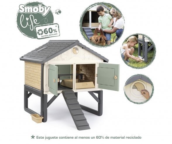 Smoby Kippenhok Cluck Cluck Cottage - Azzura Pool