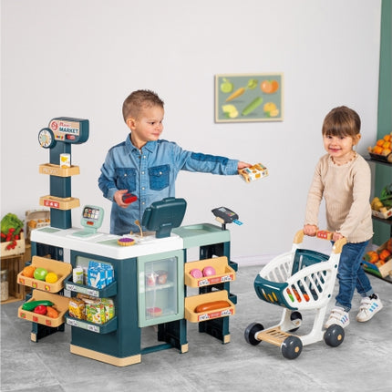 Smoby Maxi Supermarkt met Winkelwagentje