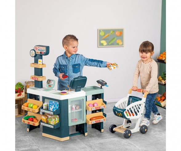 Smoby Maxi Supermarkt met Winkelwagentje