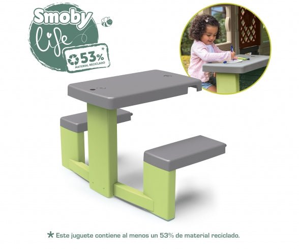 Smoby speelhuis accessoire - Picknicktafel - Azzura Pool