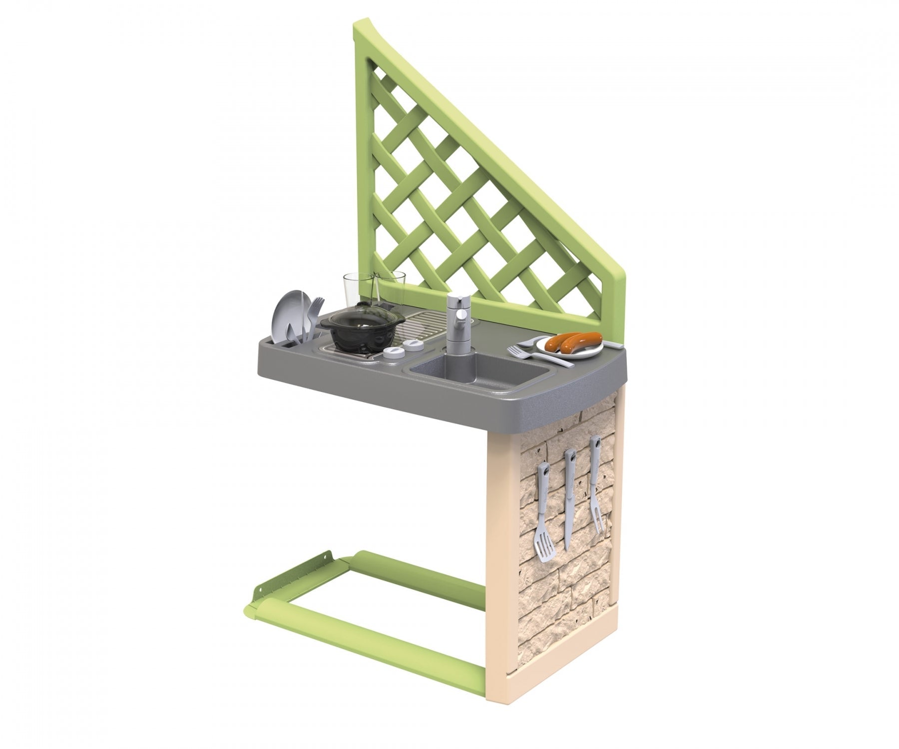 Smoby speelhuis accessoire - Zomerkeuken - Azzura Pool