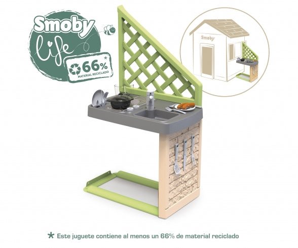 Smoby speelhuis accessoire - Zomerkeuken - Azzura Pool