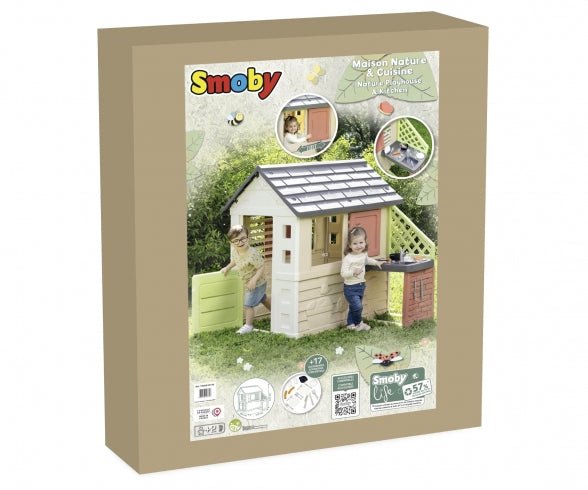 Smoby Speelhuis Nature + Keuken - Azzura Pool