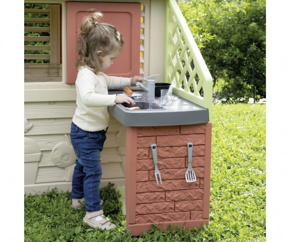 Smoby Speelhuis Nature + Keuken - Azzura Pool