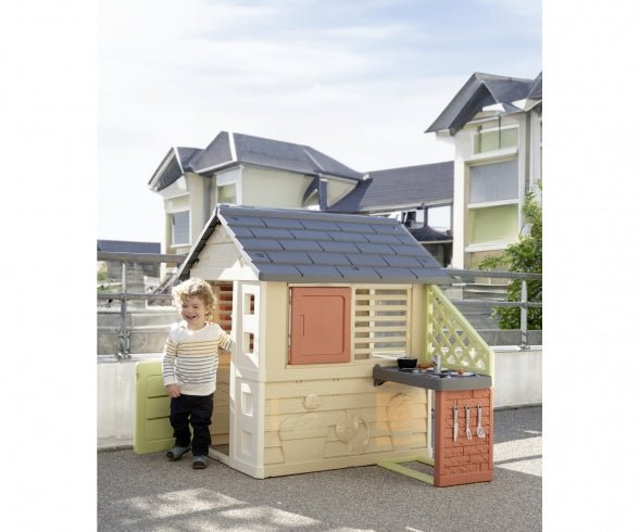 Smoby Speelhuis Nature + Keuken - Azzura Pool