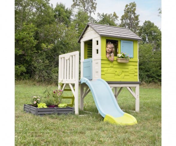 Smoby Square House On Stilts speelhuis met zandbak - Azzura Pool