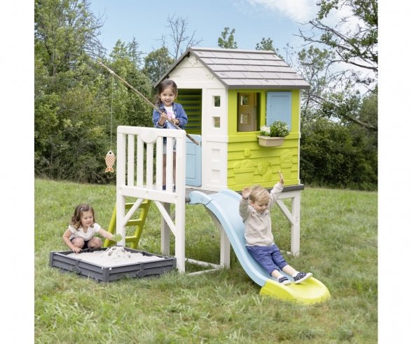 Smoby Square House On Stilts speelhuis met zandbak - Azzura Pool