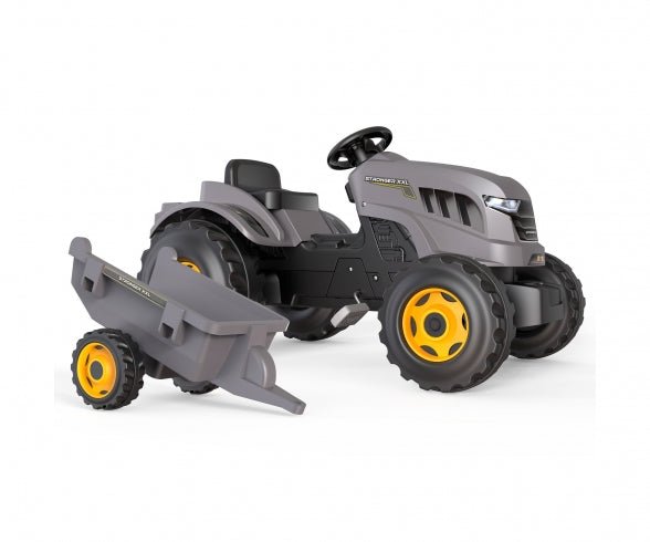 Smoby Stronger XXL tractor + aanhangwagen - Azzura Pool