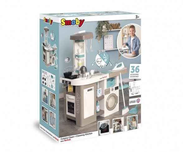 Smoby Tefal Clean speelkeuken - Azzura Pool