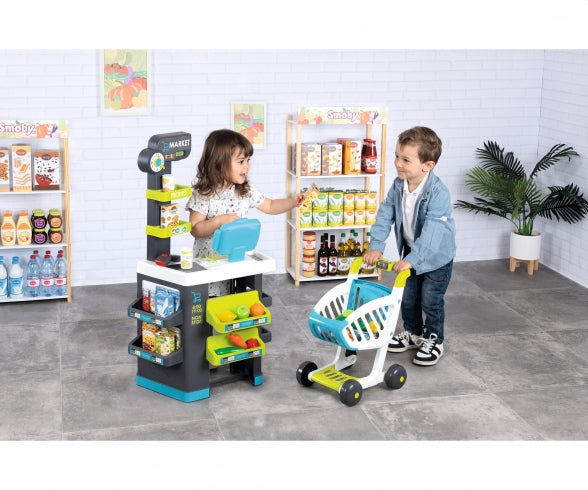 Tienda Smoby con carrito de compra