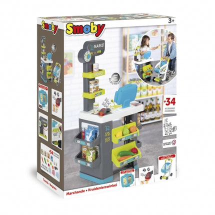 Tienda Smoby con carrito de compra