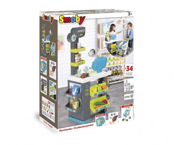 Smoby Winkel met winkelwagen - Azzura Pool