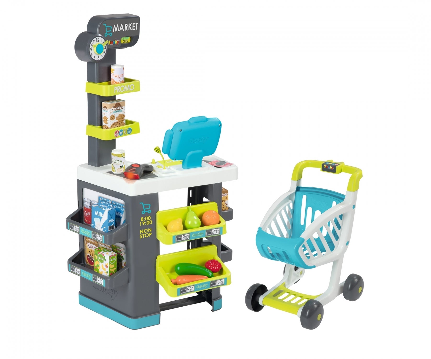Smoby Winkel met winkelwagen - Azzura Pool