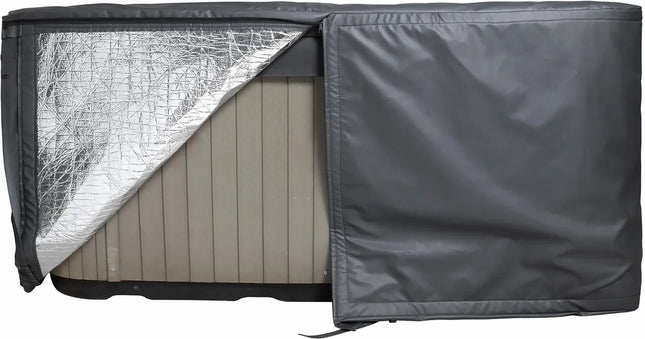 Housse de protection isolante pour spa - 210 x 210 cm x 85 cm