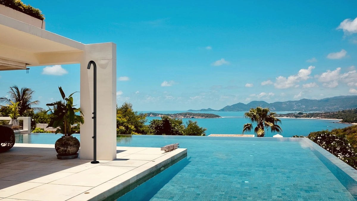 STAY Buitendouche Mat Zwart - Azzura Pool
