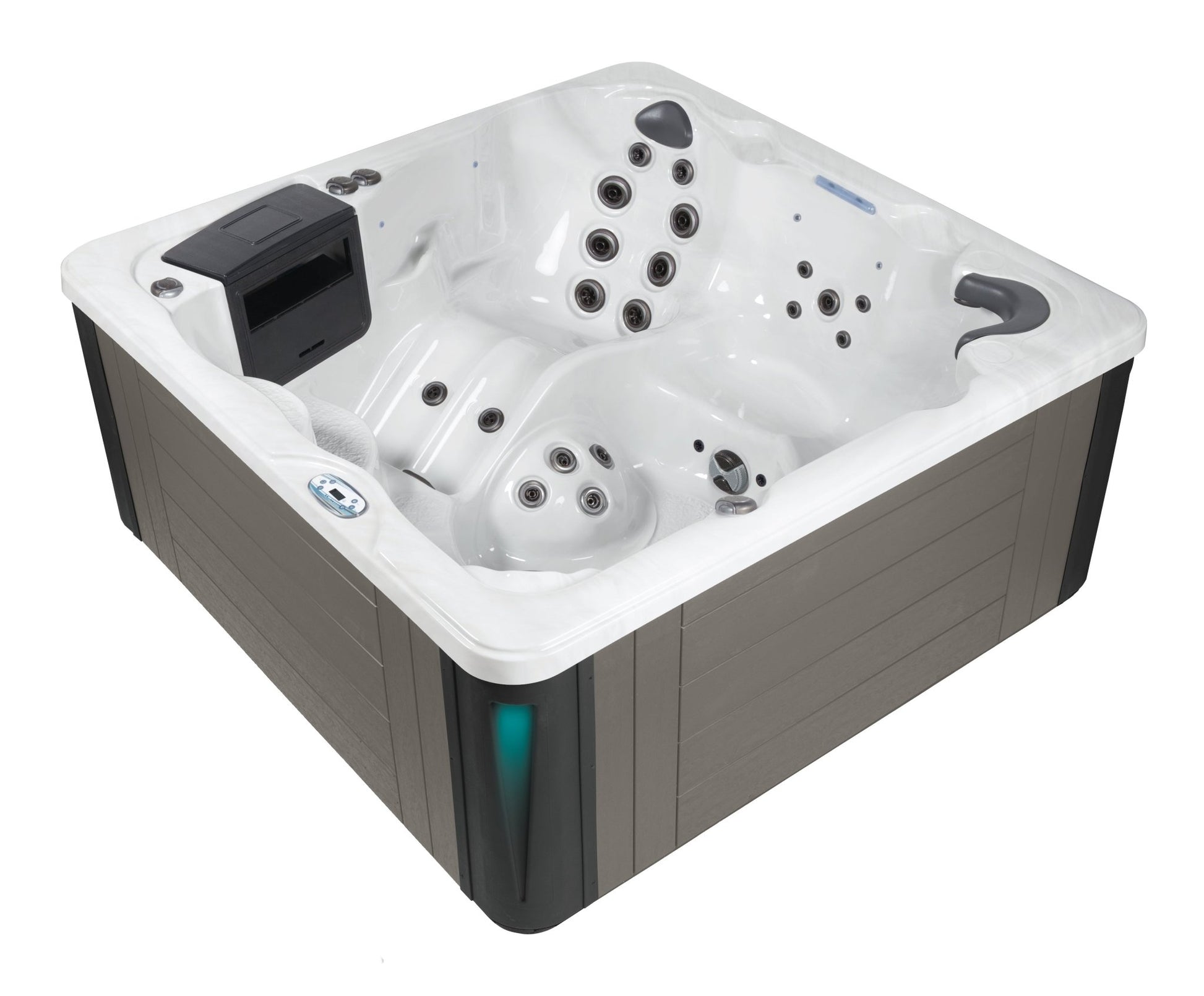 Sunrise Spa Classic 870S/grijs - 6 persoons met lounge - Azzura Pool