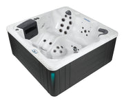 Sunrise Spa Classic 870S/zwart - 6 persoons met lounge - Azzura Pool