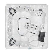 Sunrise Spa Classic 970S/zwart - 7 persoons met lounge - Azzura Pool
