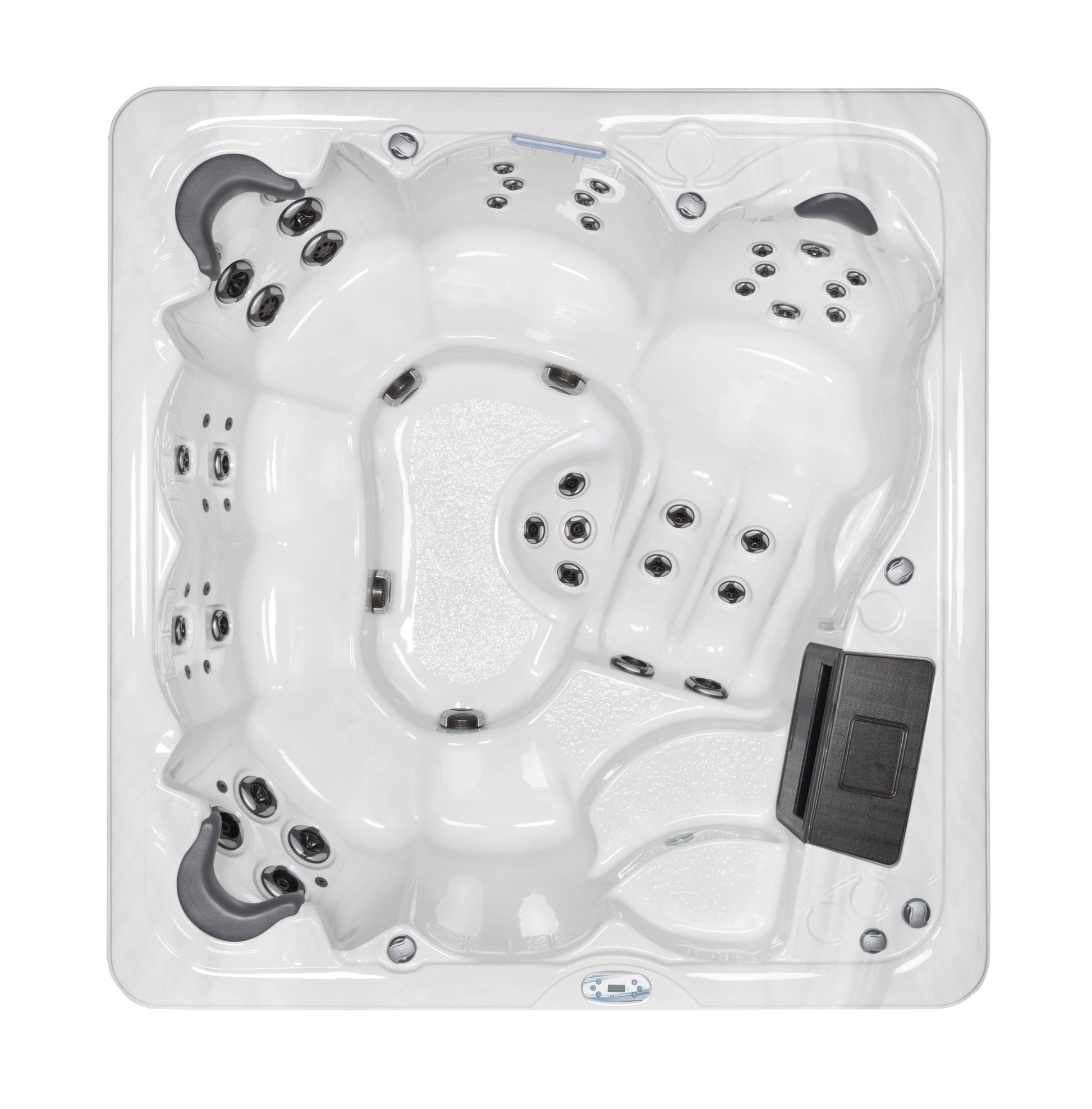Sunrise Spa Classic 970S/zwart - 7 persoons met lounge - Azzura Pool