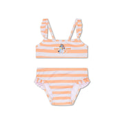 Swim Essentials - Bluey | Oranje Meisjes UV Bikini - Azzura Pool