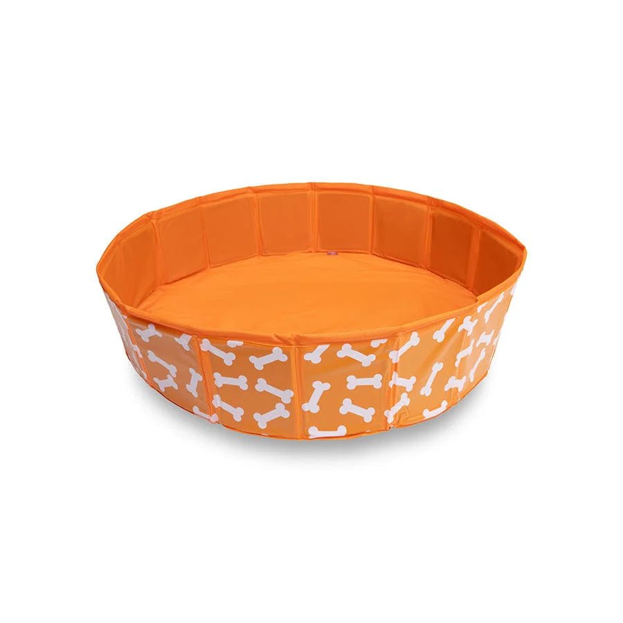Swim Essentials - Bonebash | Oranje Honden Zwembad Ø 80 cm - Azzura Pool