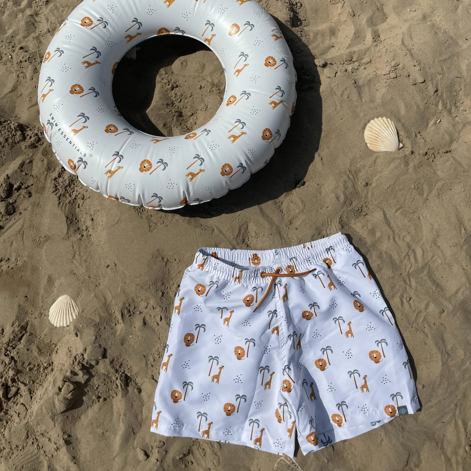 Swim Essentials - Jungle | Meerkleurig UV Zwembroek Jongens - Azzura Pool