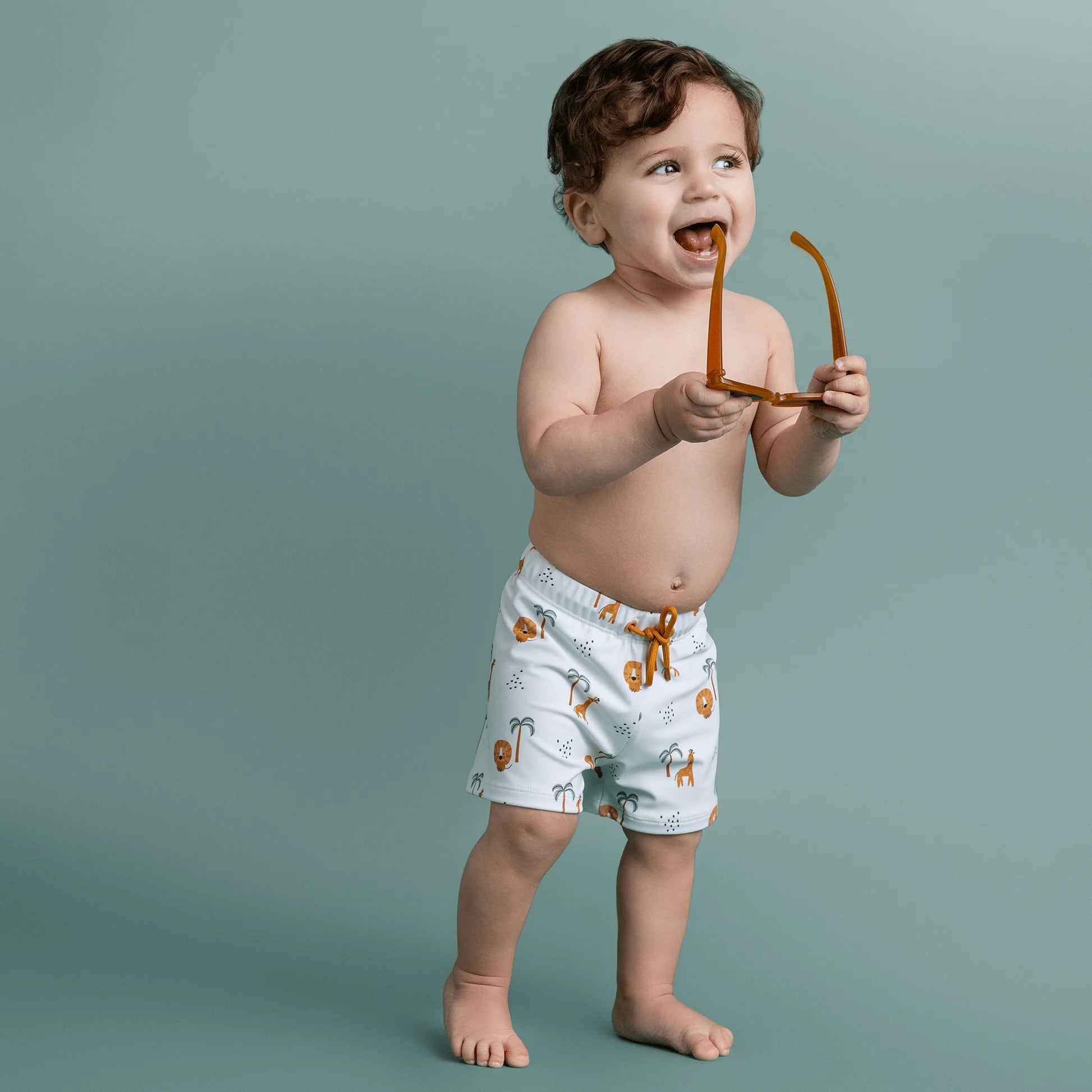 Swim Essentials - Jungle | Meerkleurige UV Zwemboxer Jongens - Azzura Pool
