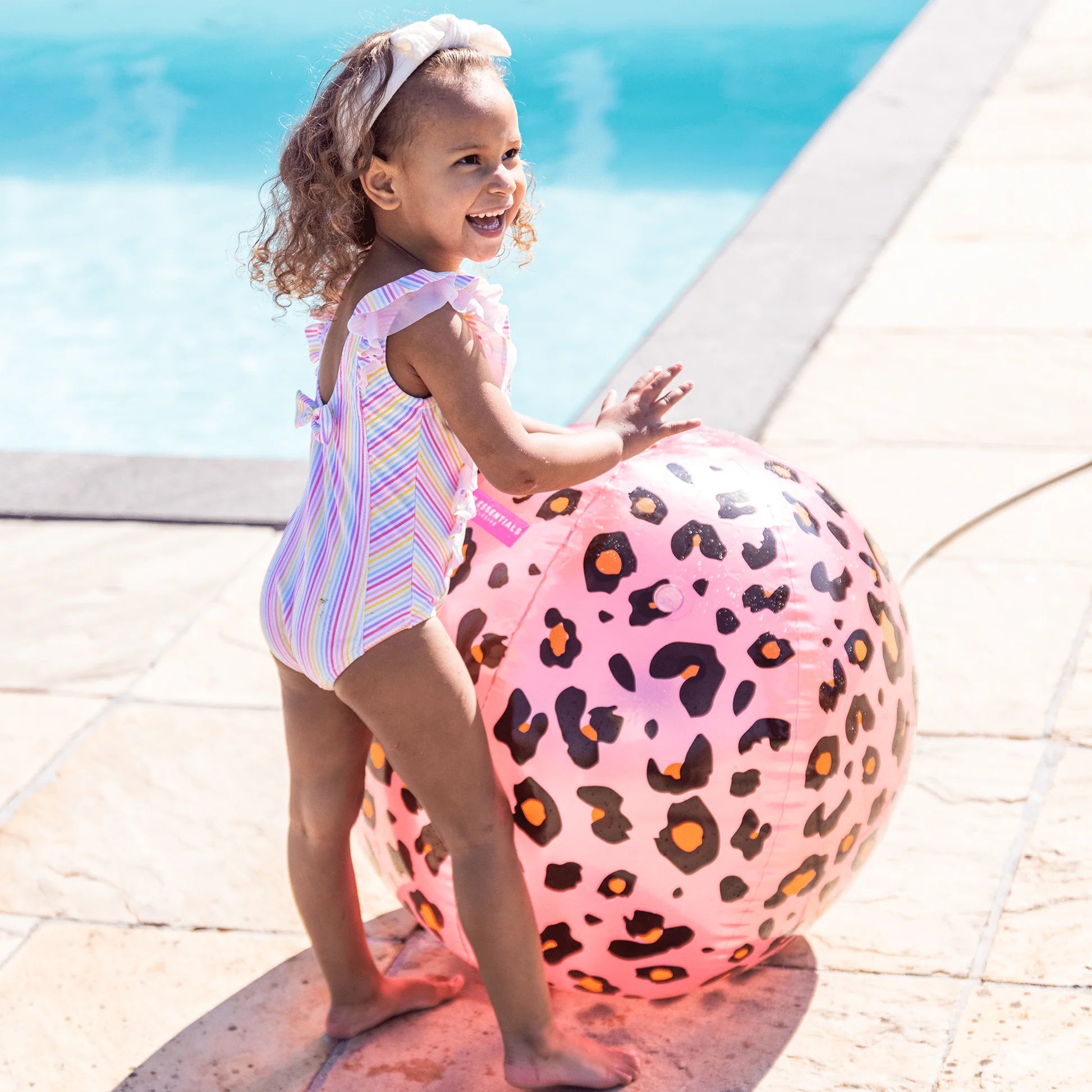 Swim Essentials - Safari Chique | Rosé/Goud Watersproeier Bal - Azzura Pool