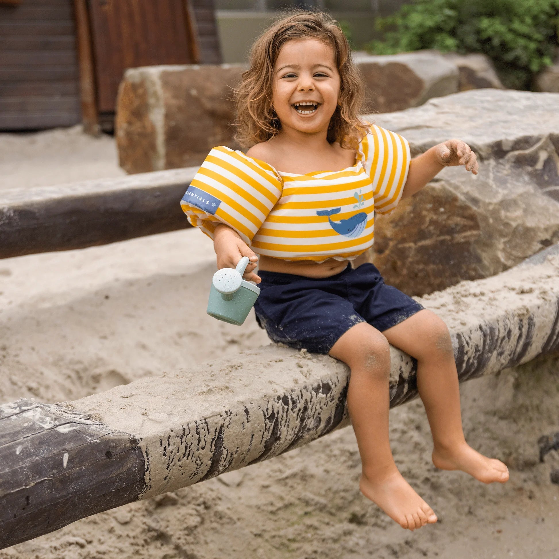 Swim Essentials - Whaley | Geel/Witte Puddle Jumper 2-6 jaar - Azzura Pool