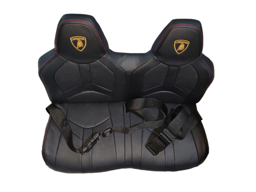 Lamborghini Aventador, 2-Persoons 24 Volt Elektrische Kinderauto Met Rubberen Banden, Leder Zitje!
