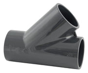 T-stuk 45Â° PVC-U 50 mm lijmmof 16bar grijs - Azzura Pool