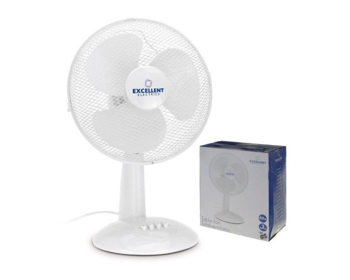 Tafelventilator wit 30 cm - Azzura Pool