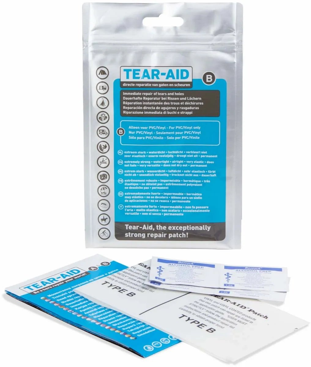 Tear-Aid reparatieset type B voor PVC en Vinyl - Azzura Pool