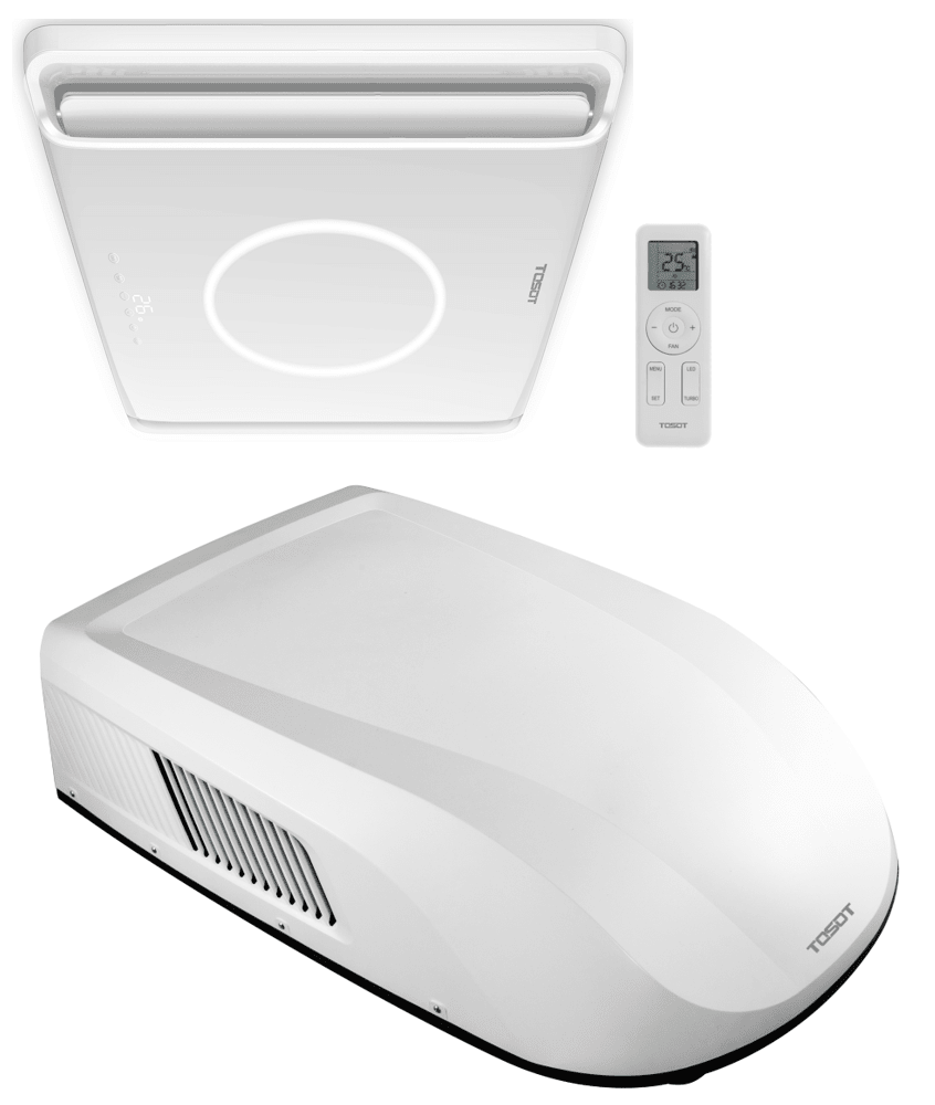Tosot Shark Slim Inverter camper Airconditioner 3,5 kW met Wifi - Azzura Pool