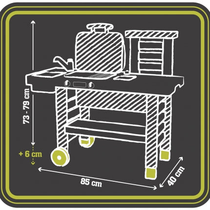 Smoby barbecue Garden Kitchen