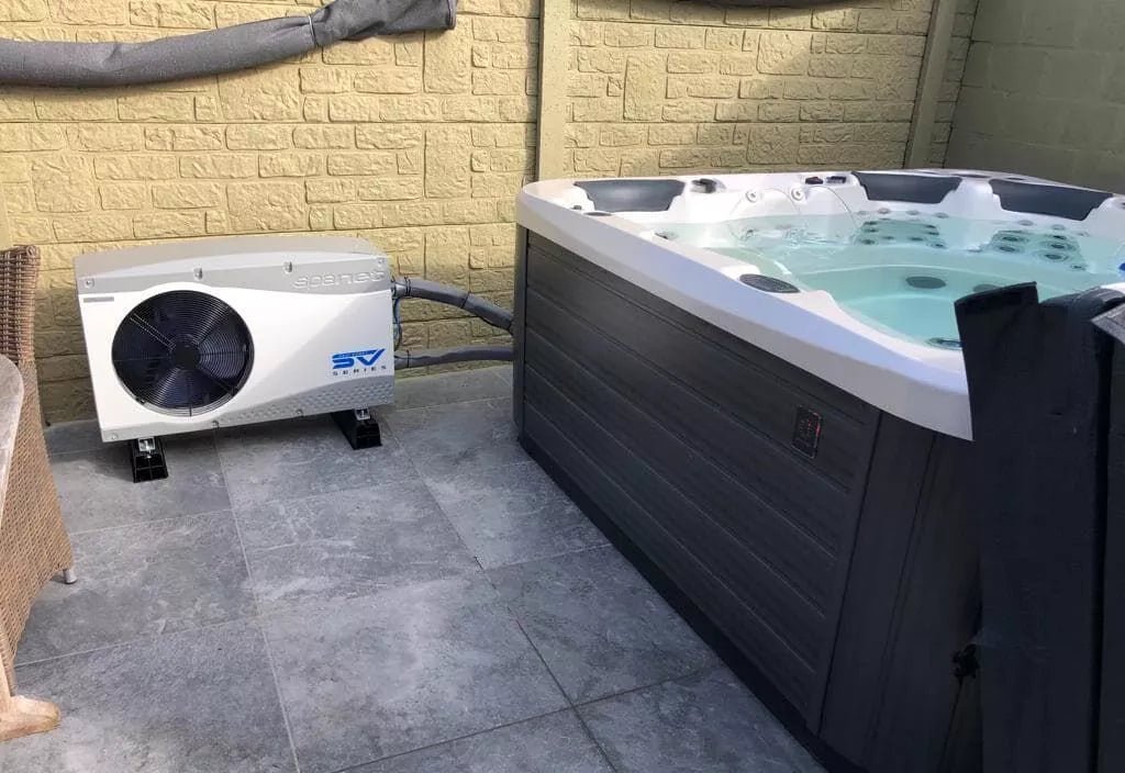 Warmtepomp Spanet 12Kw voor spas en zwemspas - Azzura Pool