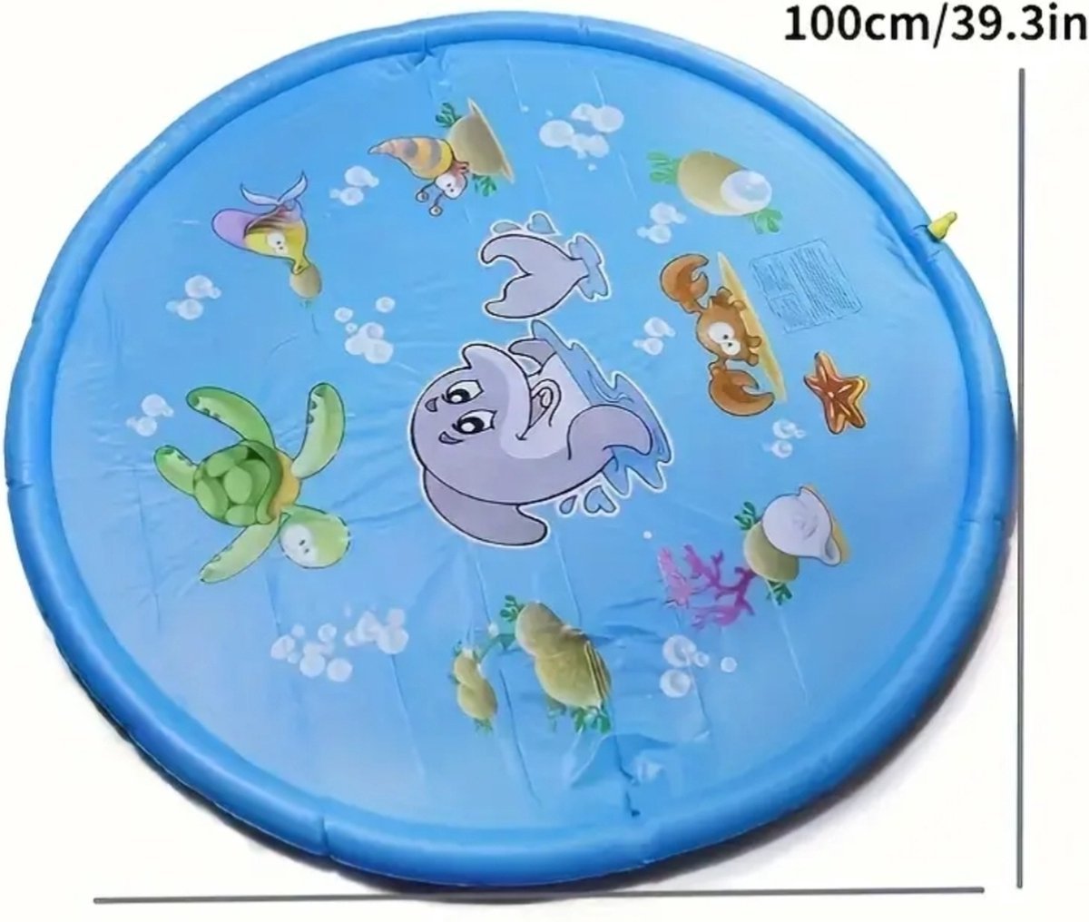 Water speelmat zeedieren met tuinslang aansluiting - Azzura Pool