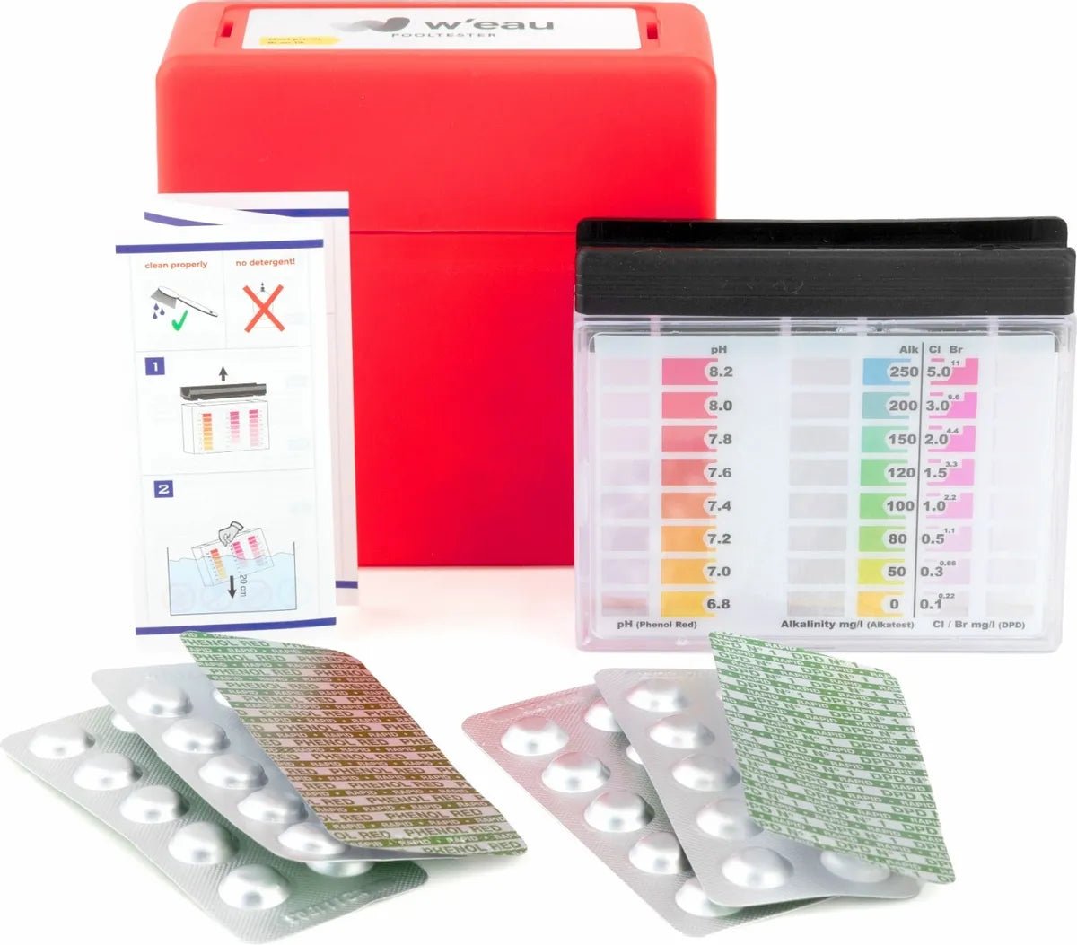 W’eau DPD testset inclusief tabletten - Azzura Pool