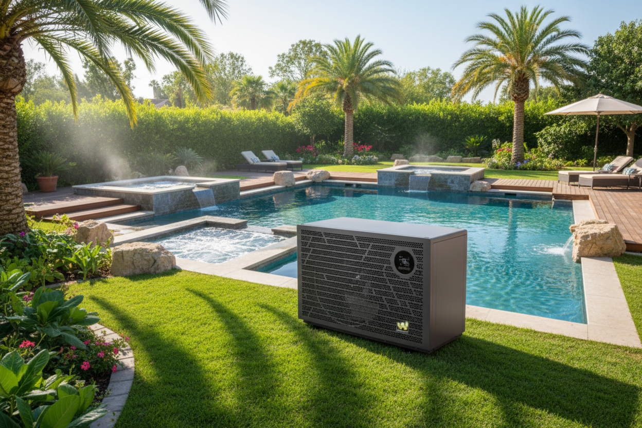 W'eau Full Inverter 20 zwembad warmtepomp - 7,6 kW - Azzura Pool