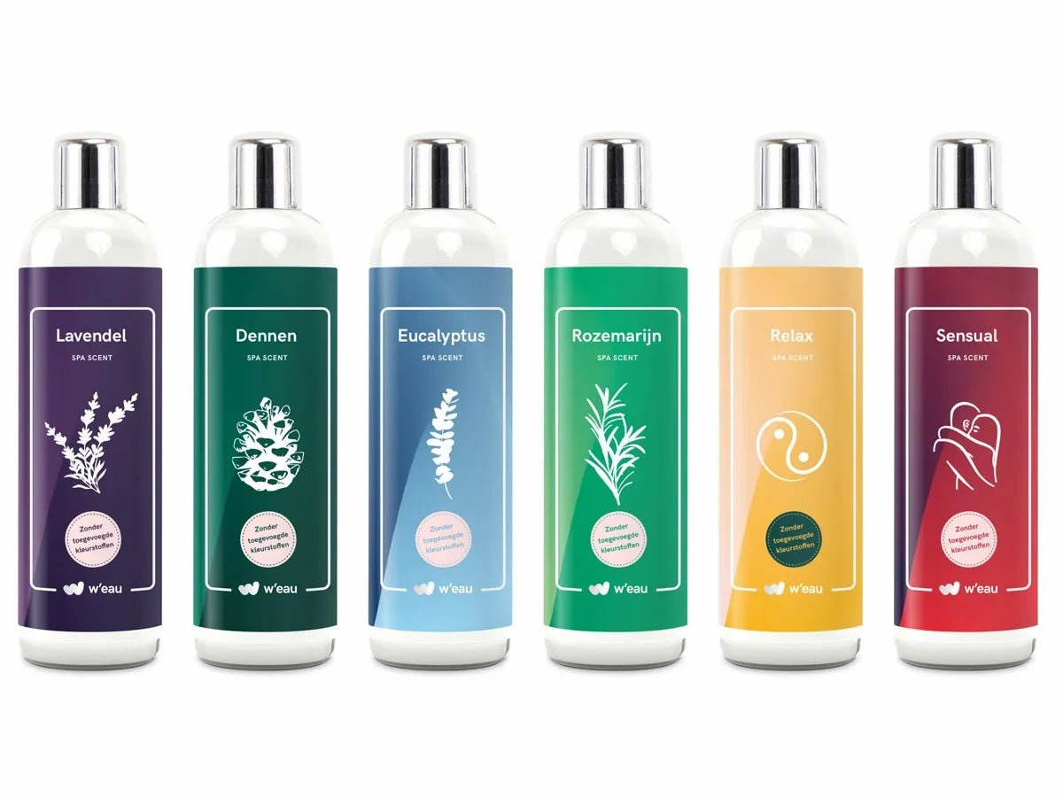W'eau geurenpakket - 6 x 250 ml - Azzura Pool