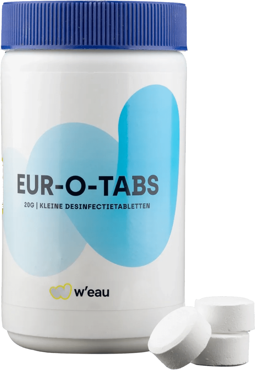 W'eau grote chloortabletten 200 grams 1 kg - Azzura Pool