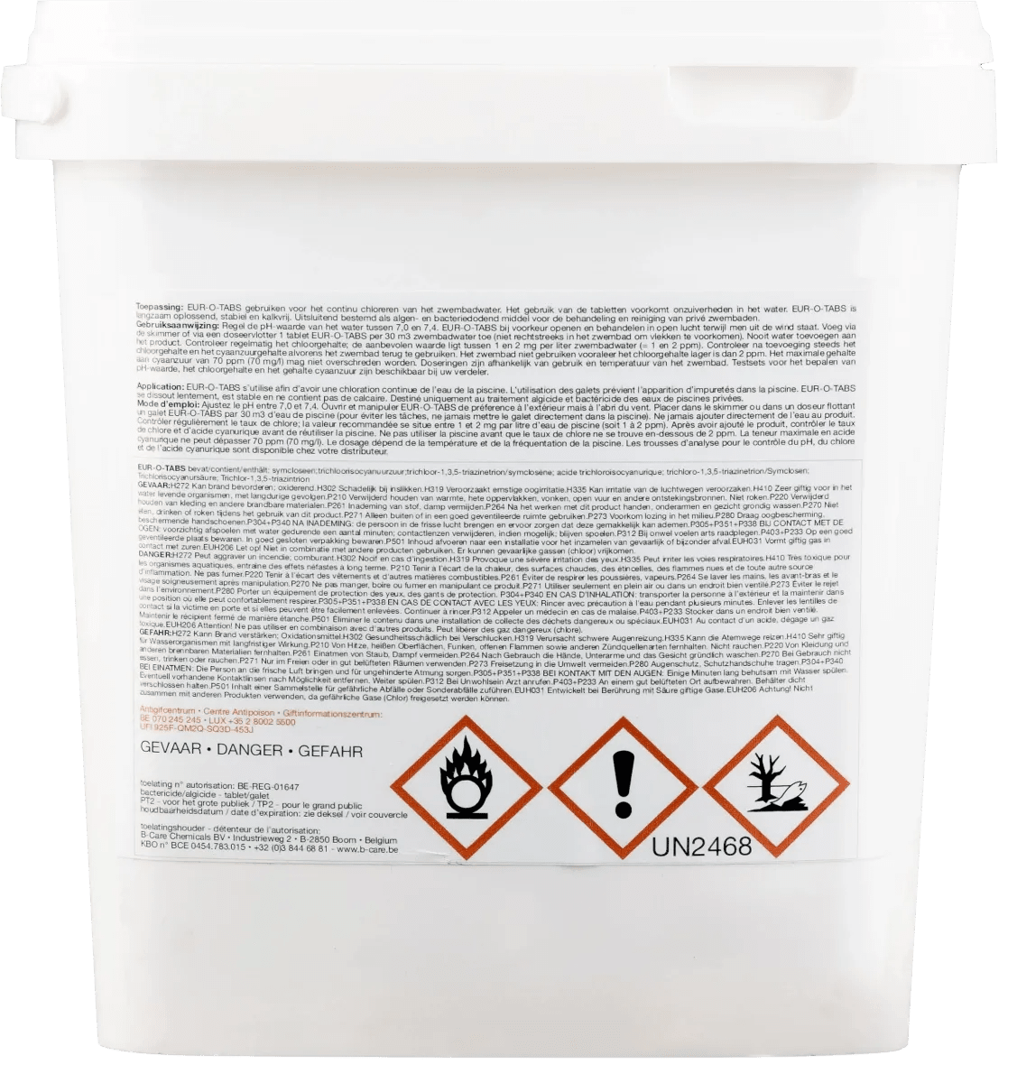 W'eau kleine chloortabletten 20 grams - 5 kg - Azzura Pool