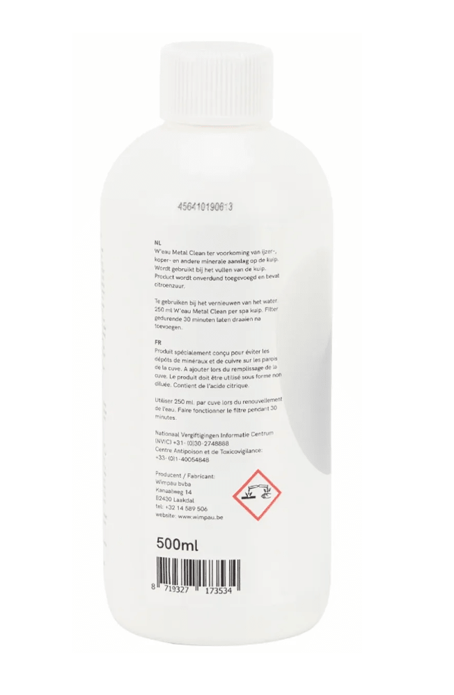 W'eau Metal Clean - 500 ml - Azzura Pool