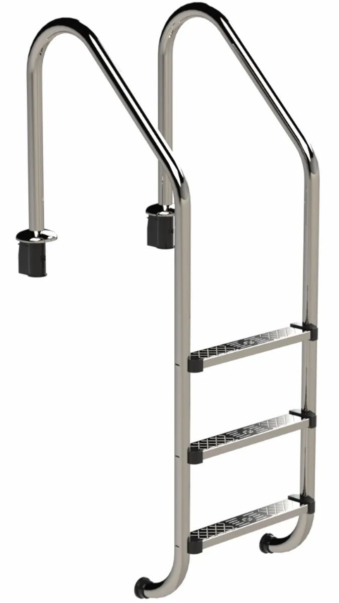 W'eau RVS zwembadtrap 3 treden - AISI 304 - Azzura Pool
