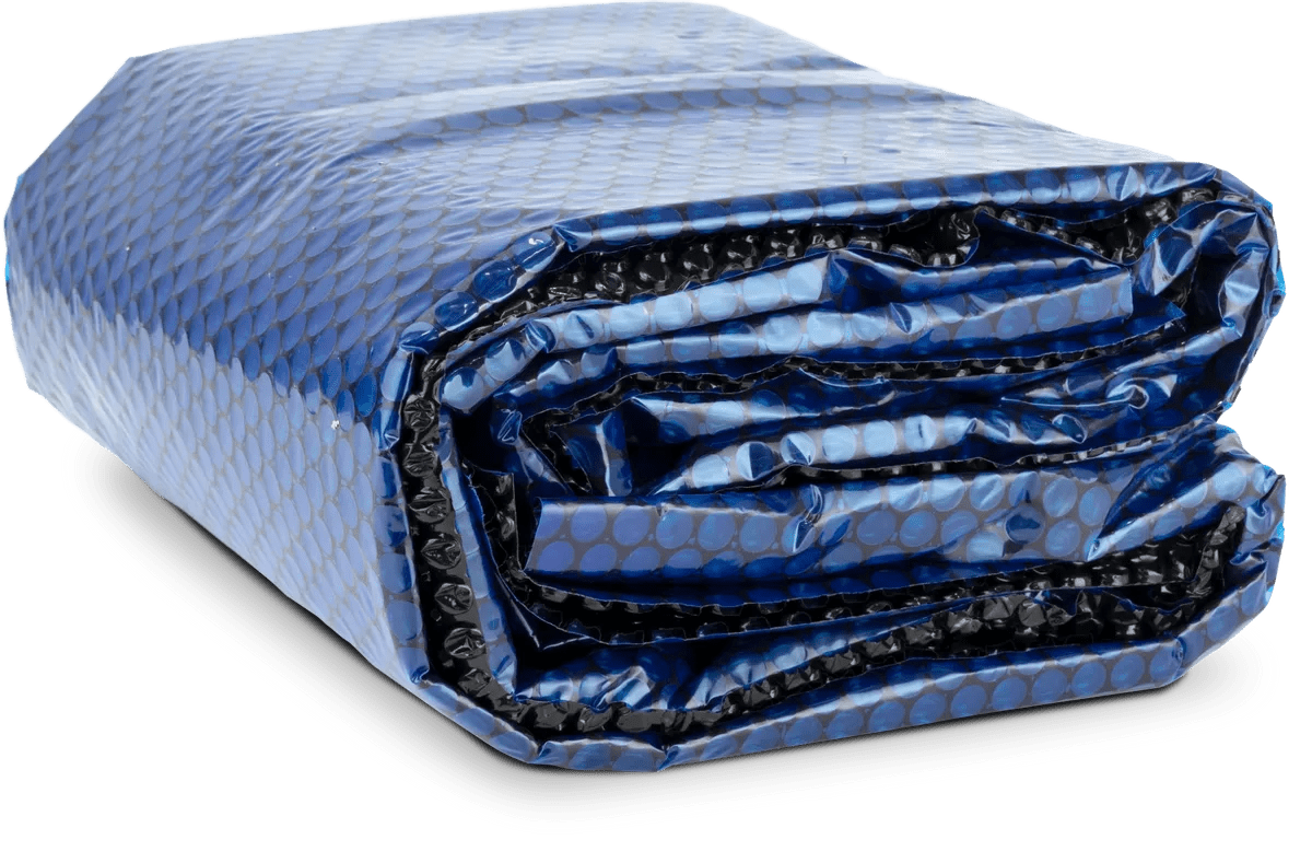 W'eau solar cover rechthoekig - 260 x 160 cm (zeilmaat 248 x 144) - Zwart/Blauw - Azzura Pool
