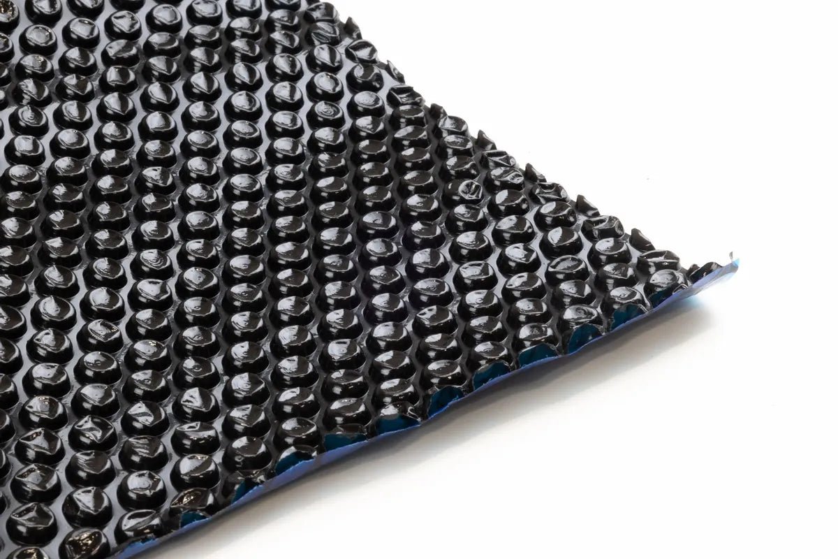 W'eau solar cover rechthoekig - 260 x 160 cm (zeilmaat 248 x 144) - Zwart/Blauw - Azzura Pool