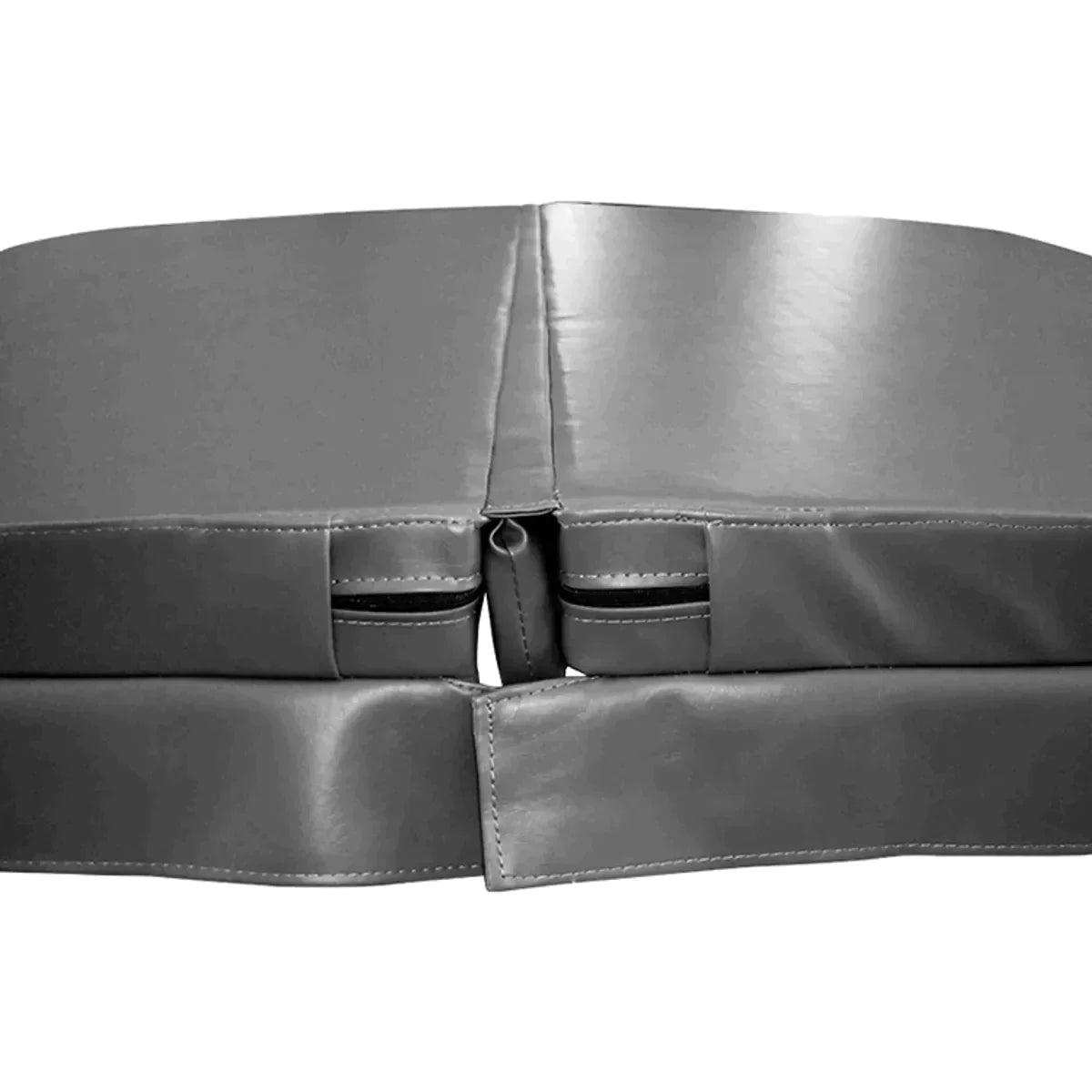 W'eau spa cover 230 x 230 cm - Grijs - radius 18 cm - Azzura Pool