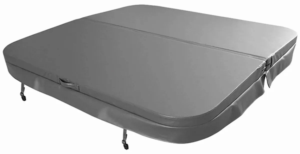 W'eau spa cover 230 x 230 cm - Grijs - radius 18 cm - Azzura Pool