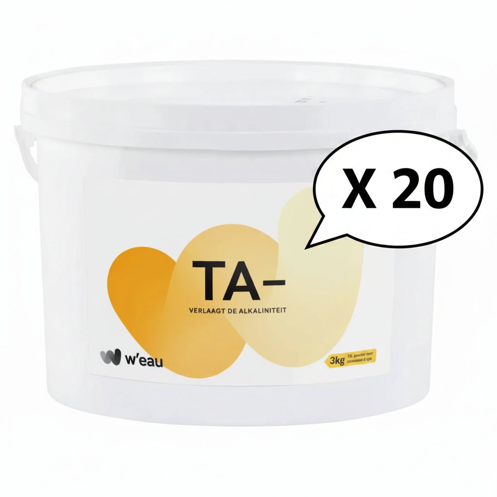 W'eau TA- Alkaliteit - 3 kg ( 20 stuks ) - Azzura Pool